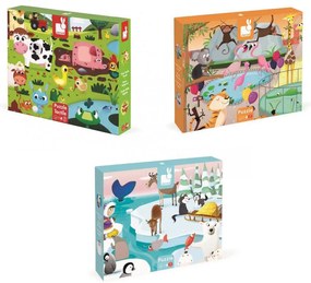 Sada Dotykové puzzle pre deti Janod