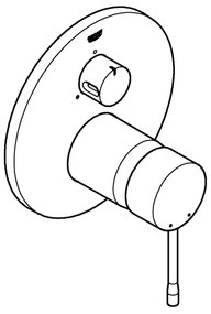 GROHE 24092001 - Batéria ESSENCE, lesklý chróm