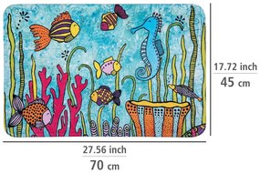 Textilná kúpeľňová predložka 45x70 cm Rollin'Art Ocean Life - Wenko