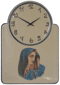 Nástenné keramické hodiny Terra-Keramik tk018, 31cm