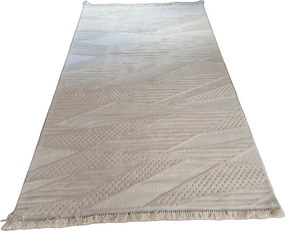 Moderný koberec v boho štýle TWIST BEIGE 30629A – béžový Rozmer: 160x230 cm