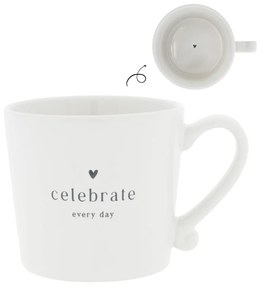 Mug White/Celebrate every day 8x7cm