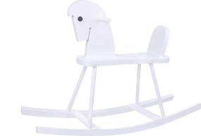 ČistéDrevo Drevený hojdací koník Lara biely