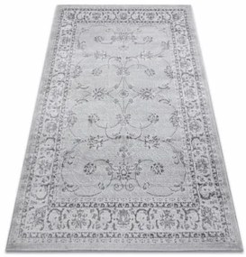 Koberec MEFE 2312 Ornament, ramka - sivý