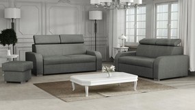 Sedacia súprava 3 2 taburetka Lobster (sivá)