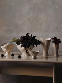 ferm Living Misa na ovocie Fountain kamenina biela 41 x 24 cm