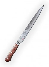 nůž plátkovací Sashimi/Sujihiki 240 mm Suncraft Senzo Universal Tsuchime Damascus