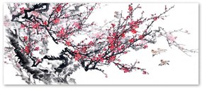 Gario Obraz na plátne Japonské čerešňové kvety Rozmery: 120 x 40 cm