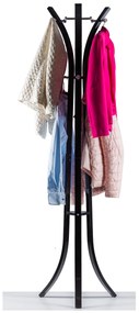 ModernHome Podlahový vešiak na šaty Black ModernHome