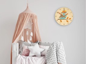 Dětské nástěnné hodiny Ami Sova 30 cm vícebarevné