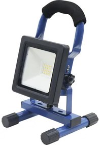 LED Aku pracovný reflektor IP65 10W 800lm 5000K čierno/modrý