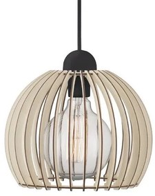Nordlux Drevený závesný luster Chino pre žiarovku E27 ø25cm 84823014