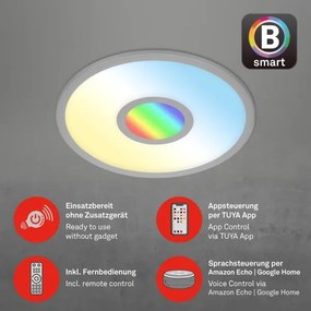 Brilo -LED RGB Stmievateľné stropné svietidlo CENTRO LED/24W/230V Wi-Fi Tuya + DO
