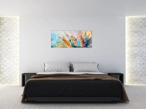 Obraz - Pšenica, abstrakcia (120x50 cm)