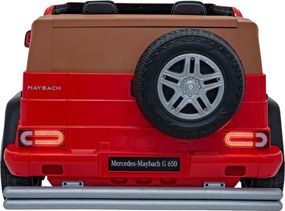 Elektrické autíčko Mercedes Benz MAYBACH G650 červené