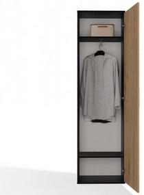 Predsieňová skriňa DUO dub artisan/antracit