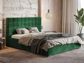 PROXIMA.store - Moderná čalúnená posteľ NOOR ROZMER: 180 x 200 cm, FARBA NÔH: chrómová