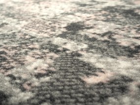 Alfa Carpets, Kusový koberec Beton powder pink, 80x150, ružová, chodba / predsieň