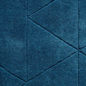 Modrý vlnený koberec Think Rugs Kasbah, 150 x 230 cm