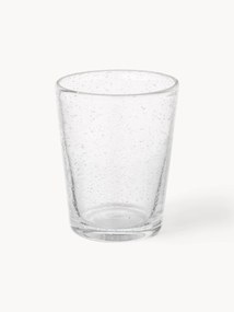 Ručne fúkané poháre na vodu Bubble, 4 ks