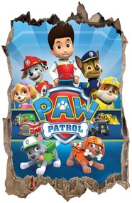 Nálepka na stenu Paw Patrol 3D 47x73cm