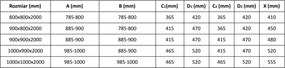 Mexen Velar L Duo, sprchový kút s posuvnými dverami 90 x 90 cm, 8mm šedé sklo, čierna matná, 871-090-090-02-43-70