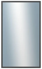 DANTIK - Zrkadlo v rámu, rozmer s rámom 60x100 cm z lišty KASSETTE šedá (3078)