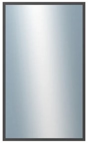 DANTIK - Zrkadlo v rámu, rozmer s rámom 60x100 cm z lišty KASSETTE šedá (3078)