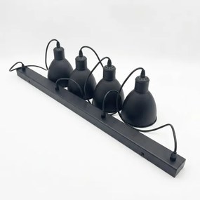 BRILAGI - LED luster na lanku RIDDY 4xE27/60W/230V čierny