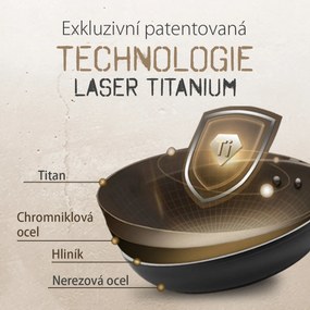 Rajnica s titánovým povrchom Ø 16 cm - Saturn Terra Lunasol - 601303