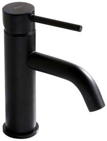 Umývadlová batéria MAXMAX Rea LUNGO - nízka - čierna