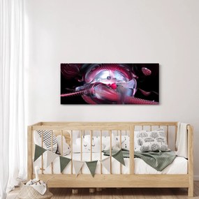 Obraz - Abstrakcie, vesmírne červy (120x50 cm)