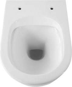 BPS-koupelny Závesná WC misa so SoftClose sedadlom HYD-4191, biela