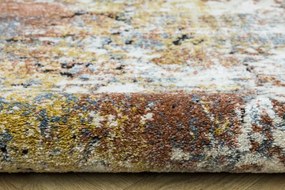 Koberec Bosa 8621A krémový / medený / modrý