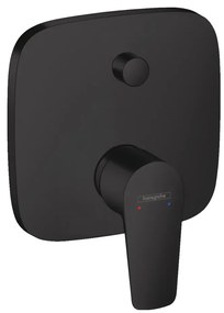 Hansgrohe Talis E, páková vaňová batéria pod omietku s prepínačom pre 2 telesá, čierna matná, HAN-71745670