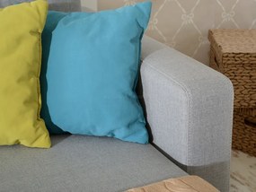 Rohová sedačka Salida (sivá + dub). Akcia -20%. Vlastná spoľahlivá doprava až k Vám domov. 1136692