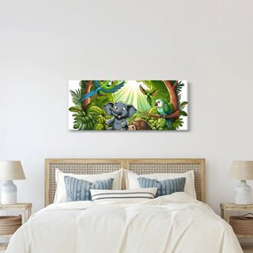 Obraz - Veselé zvieratká (120x50 cm)