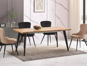 Rozkládací jídelní stůl Fresno 150/210 cm dub přírodní/černý