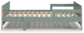 Rastúca detská posteľ v zeleno-prírodnej farbe 90x140/190 cm Willi – Marckeric