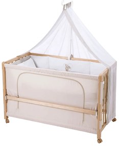 roba Detská postieľka Room Bed, 60 x 120 cm (medvedík so srdiečkom, prírodná)  (100341028)