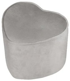 roba Detská taburetka (tvar srdca, sivá)  (100397076)