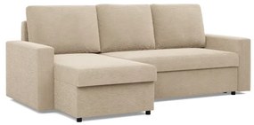 Rohová rozkladacia sedačka NEO Poso béžová