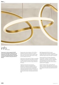 Redo 01-3393 - stmievateľný LED luster na lankách BIAS LED/120W/230V čierny