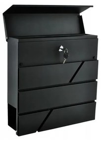 Poštovná schránka 36,7x37 cm antracit