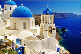 Obraz - Santorini, Grécko (90x60 cm)