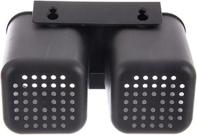 Čierno-biely kovový odkvapkávač 43x32 cm Deluxe – Orion