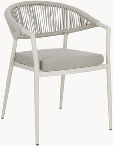 Stohovateľné záhradné jedálenské stoličky's opierkami Millor, 4 ks