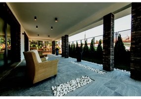 Zambelis E219 - Vonkajšie bodové svietidlo 1xGU10/7W/230V IP54 čierna