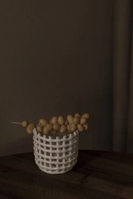 Ferm Living Keramický kôš Off White Small