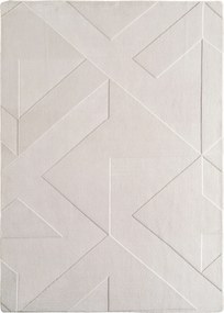 Ayyildiz, Kusový koberec Pompei 1613 cream, 160x230, biela, chodba / predsieň